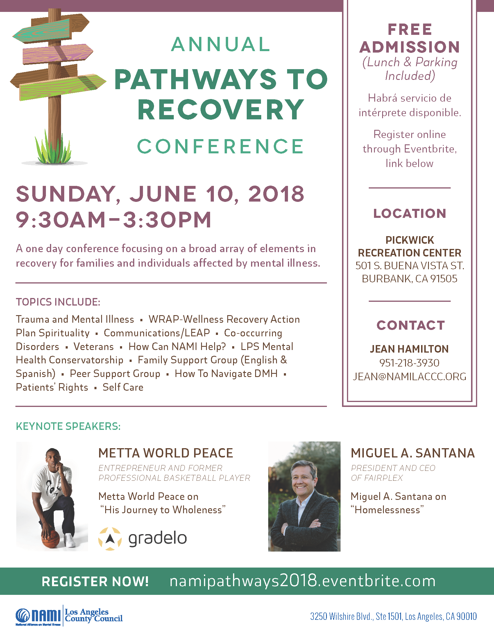 Pathways to Recovery Conference NAMI Pomona Valley